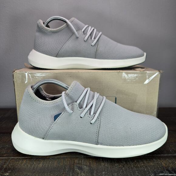 Vessi Everyday Classic Mens Size 8 Lace Up Waterproof Shoes Sneakers Mist Grey